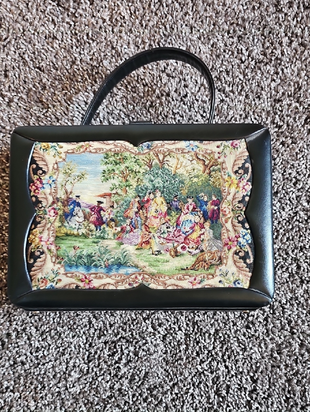 Vintage petit point handbag